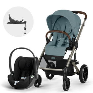 Travel System Balios S Lux One Pull Harness - Cybex Gold - Mini Nuts - Expertos en sillas de auto y coches de paseo