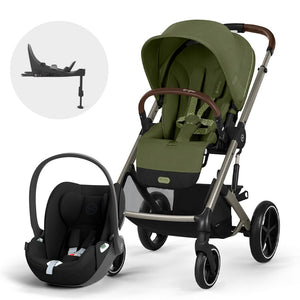 Travel System Balios S Lux One Pull Harness - Cybex Gold - Mini Nuts - Expertos en sillas de auto y coches de paseo