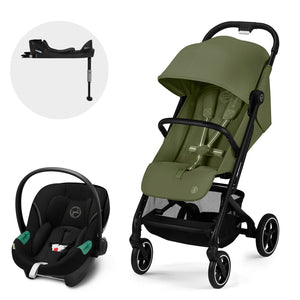 Travel System Beezy 2025 Candy Pink con silla de auto aton s2 + base one