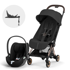 Travel System Coya Style Collection Sepia Black con silla Cloud T Sepia Black
