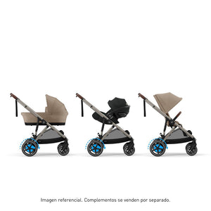 Travel System e - Gazelle S - Cybex Gold - Mini Nuts - Expertos en sillas de auto y coches de paseo