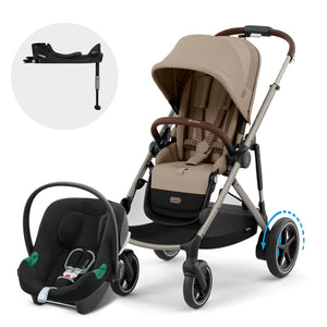 Travel System e - Gazelle S - Cybex Gold - Mini Nuts - Expertos en sillas de auto y coches de paseo