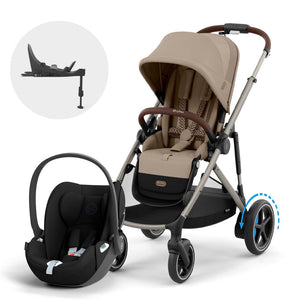 Travel System e - Gazelle S - Cybex Gold - Mini Nuts - Expertos en sillas de auto y coches de paseo