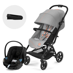 Travel System Eezy S Plus - Cybex Gold - Mini Nuts - Expertos en sillas de auto y coches de paseo