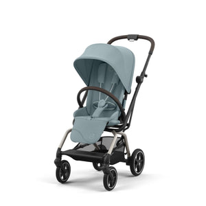Travel System Eezy S Twist Plus 2 360º One Pull Harness - Cybex Gold - Mini Nuts - Expertos en sillas de auto y coches de paseo