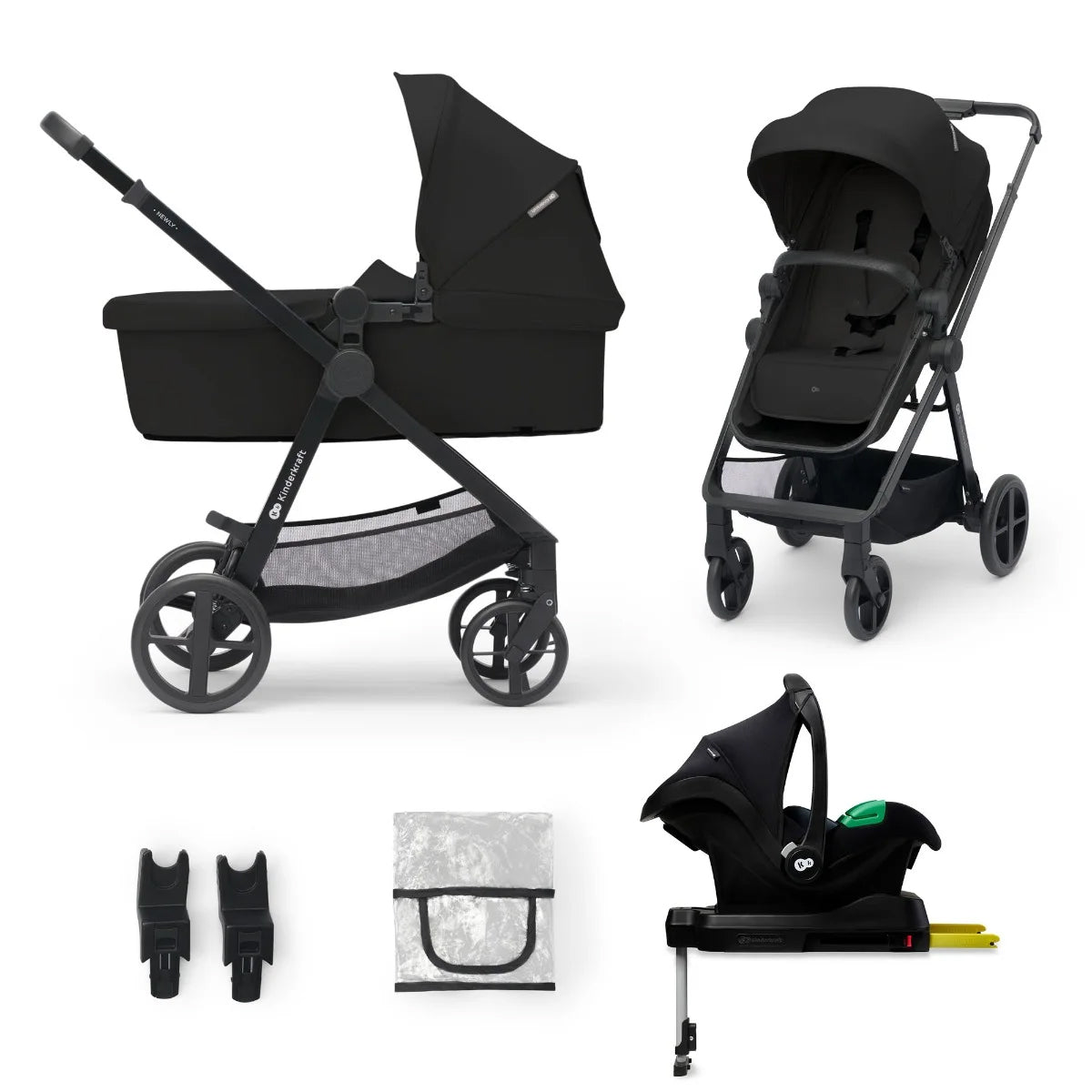 Travel System Newly 3 en 1 + Base Mink FX - KinderKraft-MiniNuts expertos en coches y sillas de auto para bebé