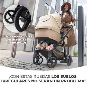 Travel System Newly 3 en 1 - KinderKraft - Mini Nuts - Expertos en sillas de auto y coches de paseo