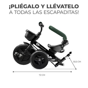 Triciclo 3 en 1 AVEO - KinderKraft - Mini Nuts - Expertos en sillas de auto y coches de paseo para bebés