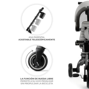 Triciclo Multifuncional JAZZ 6 en 1 - KinderKraft - Mini Nuts - Expertos en sillas de auto y coches de paseo