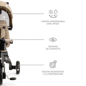 Triciclo Multifuncional JAZZ 6 en 1 - KinderKraft - Mini Nuts - Expertos en sillas de auto y coches de paseo