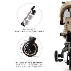 Triciclo Multifuncional JAZZ 6 en 1 - KinderKraft - Mini Nuts - Expertos en sillas de auto y coches de paseo