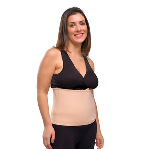 Faja Posparto Ajustable Algodón Orgánico Natural - vista lateral