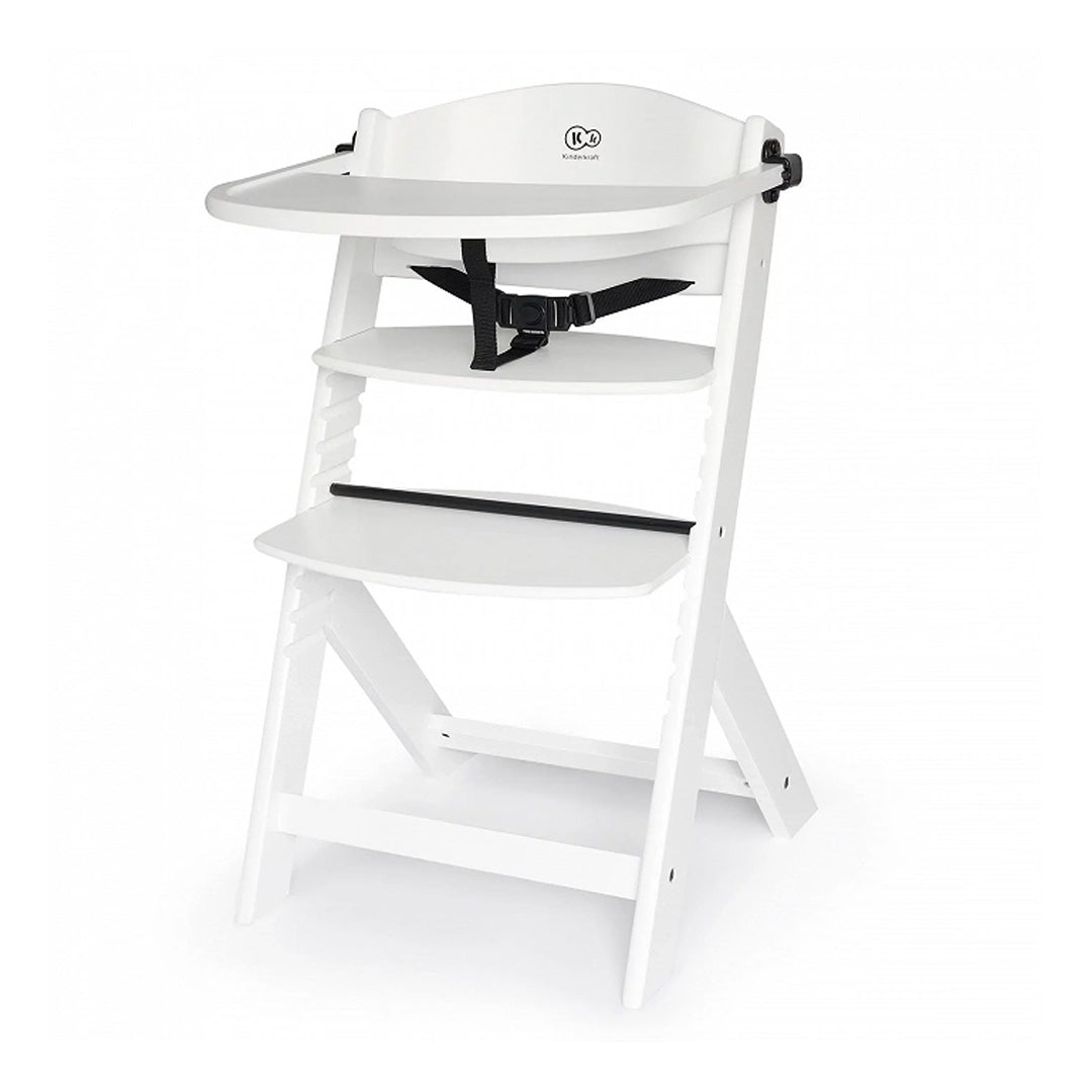 Silla de comer evolutiva 3 en 1 Enock color Full White - vista lateral