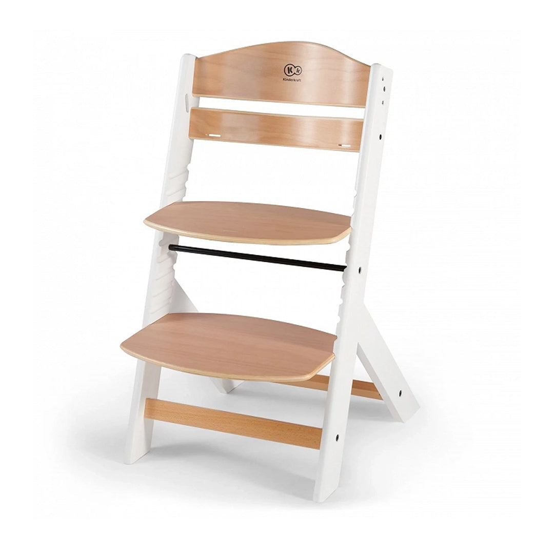 Silla de comer evolutiva 3 en 1 Enock color Beige - vista lateral en ángulo
