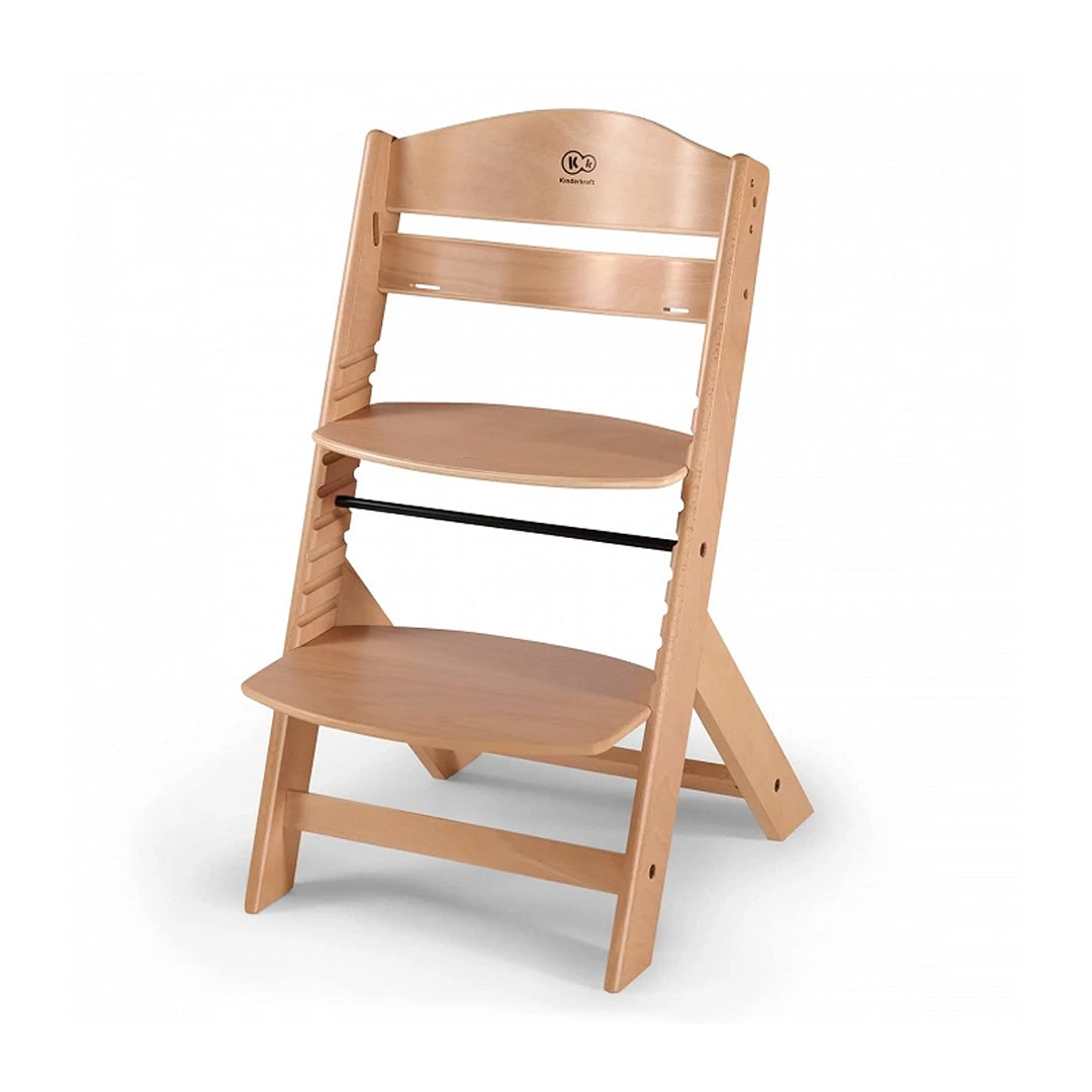 Silla de comer evolutiva 3 en 1 Enock color Wooden Natural - vista lateral en ángulo