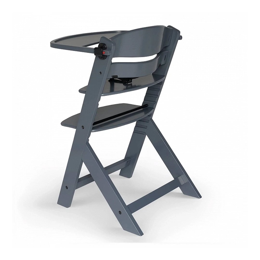 Silla de comer evolutiva 3 en 1 Enock color Full Grey - vista lateral derecha
