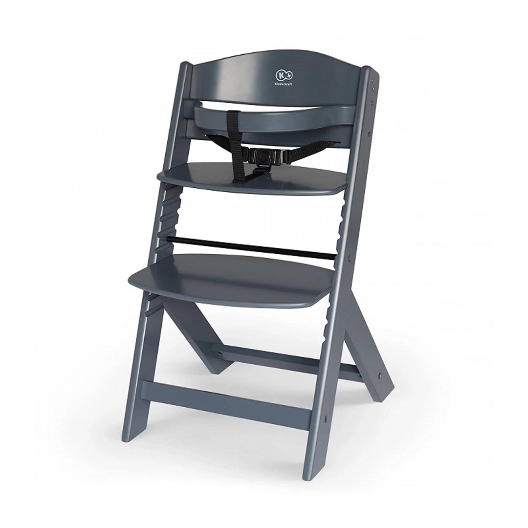Silla de comer evolutiva 3 en 1 Enock color Full Grey - vista trasera
