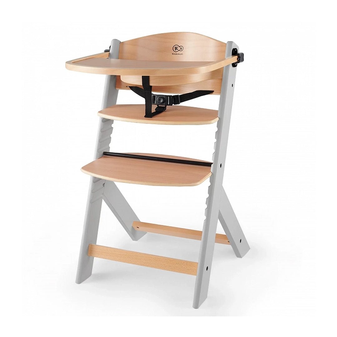 Silla de comer evolutiva 3 en 1 Enock color Wooden Grey - vista lateral