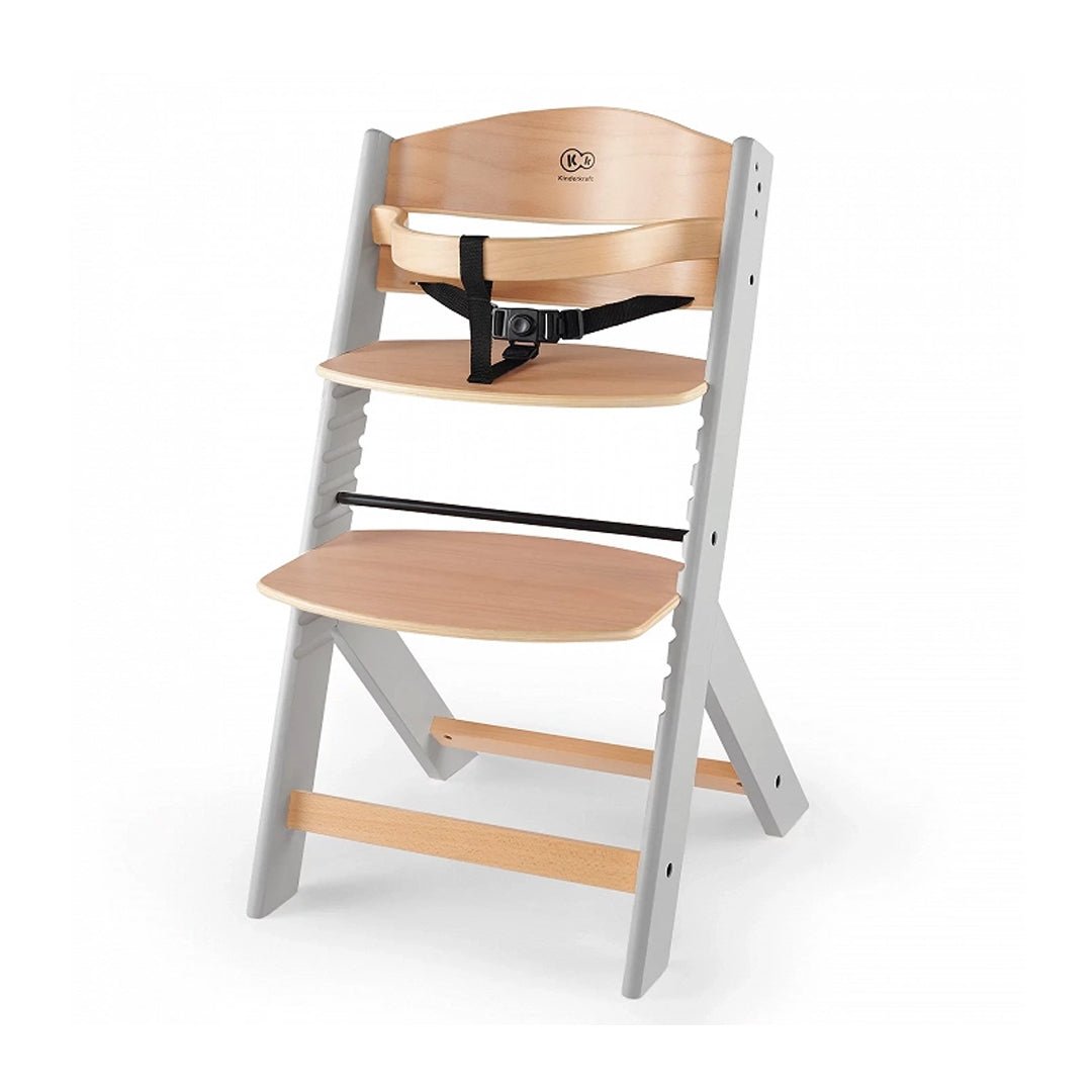 Silla de comer evolutiva 3 en 1 Enock color Wooden Grey - vista trasera