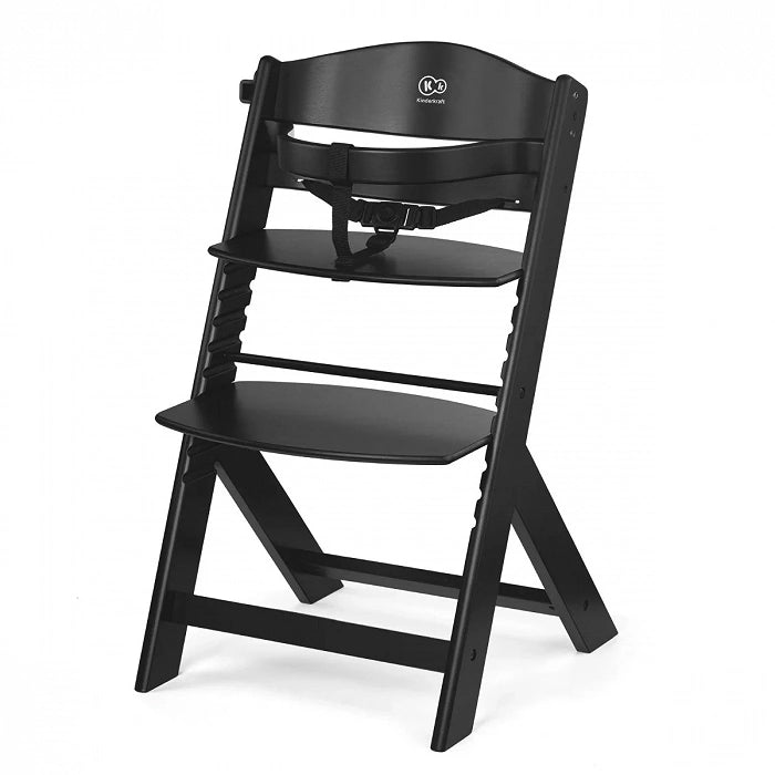 Silla de comer evolutiva 3 en 1 Enock color Full Black - vista trasera