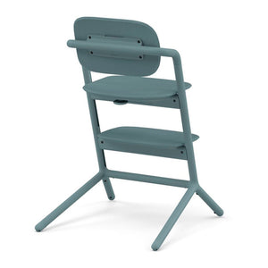 Silla de comer evolutiva 3 en 1 Lemo color Stone Blue - vista trasera