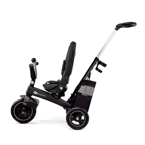 Coche Triciclo negro EASYTWIST de KinderKraft sin capota y con manillar parental