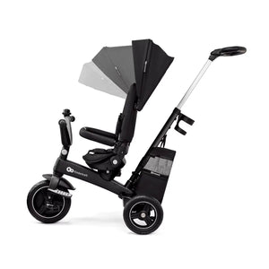detalle de posición capota solar de Coche Triciclo negro EASYTWIST de KinderKraft