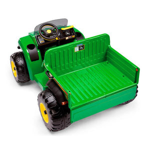 Vehículo eléctrico John Deere Gator HPX - vista trasera con tolva