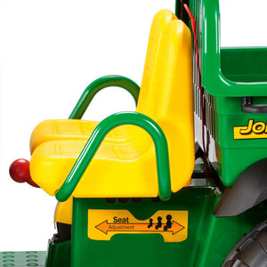 Vehículo eléctrico John Deere Gator HPX - detalle panel lateral