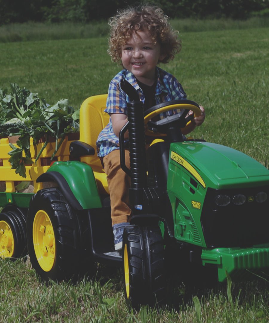 Tractores eléctricos John Deere de Peg Pérego
