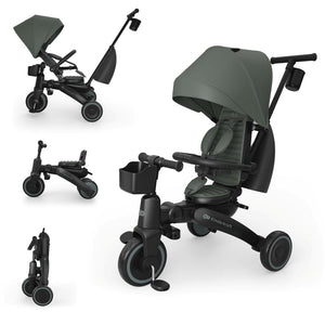Triciclo Multifuncional  6 en 1 Jazz 3 green de kinderkraft