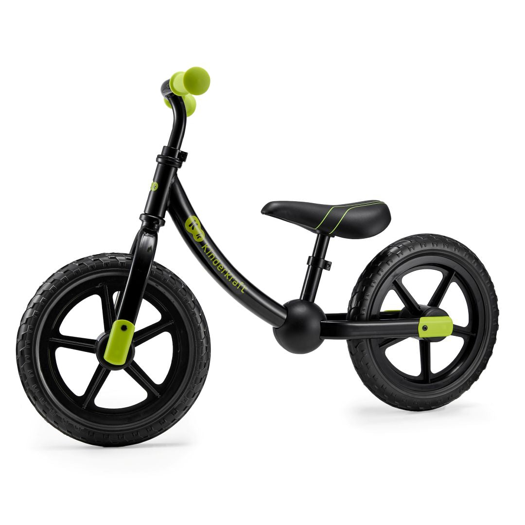 Detalle sillín ajustable bicicleta de equilibrio Kinderkraft 2WAY NEXT Black