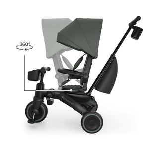 Triciclo Multifuncional  6 en 1 Jazz 3 green de kinderkraft asiento 360