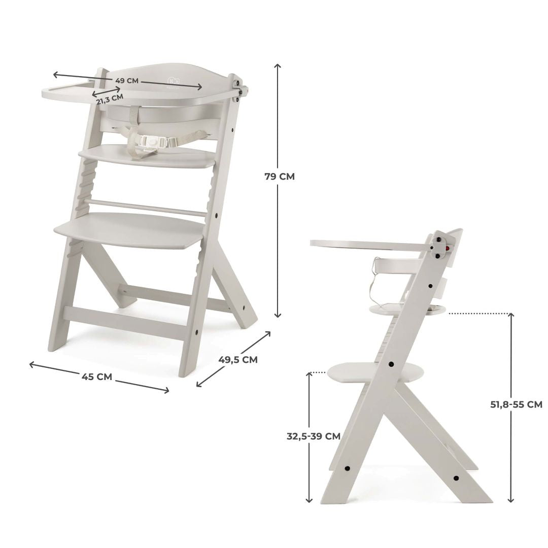 Silla de comer evolutiva 4 en 1 Enock + Silla mecedora Calmee