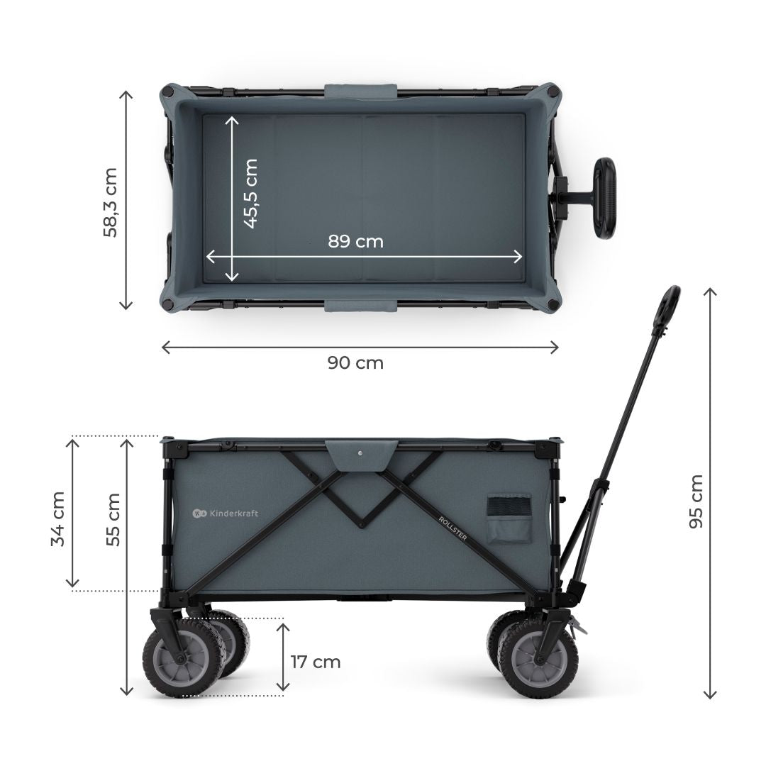 Carrito de transporte plegable Rollster