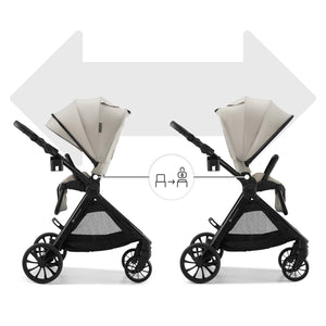 Coche de paseo VESTO 2 Beige Kinderkraft, vista 4