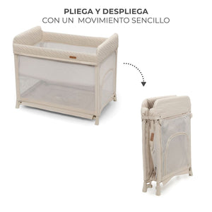 Cuna Moon Dream con base elevable para recién nacido, hasta 9 kg
