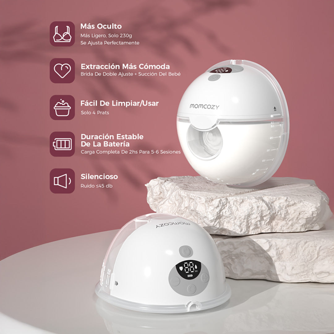 Extractor de Leche Materna M5 Smart Control por App y Manos Libres