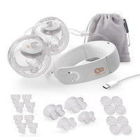 Extractor de leche materna doble manos libres con banda de calor Gentlenest Kinderkraft