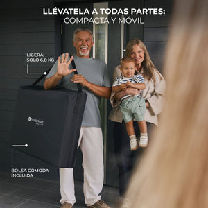 Limpieza rápida con paño húmedo cuna de viaje Moon Dream Kinderkraft