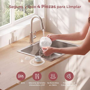 Extractor de Leche Materna M5 Smart Control por App y Manos Libres