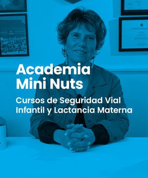 Paula Deimel en estudio Mininuts en curso de seguridad vial infantil
