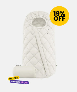 saquito de bebé para coche de paseo con bolso blanco accesorio para coche de bebé cybex con 19% de descuento 19 año en cada etapa