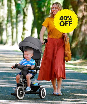 coche triciclo aston de kinderkraft 40% de descuento en CYBER mininuts del 29 de mayo al 03 de junio