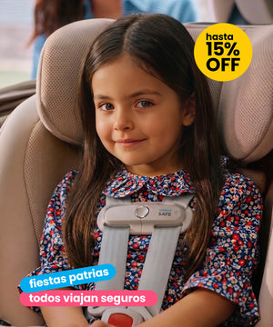 niña en silla de auto a contramarcha extendida hasta 15%OFF en productos seleccionados fiestas patrias todos viajan seguros