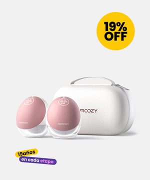 extractor de leche materna electrico m9 mobile style de momcozy con bolso transportador blanco con 19% de descuento mininuts 19 años en cada etapa
