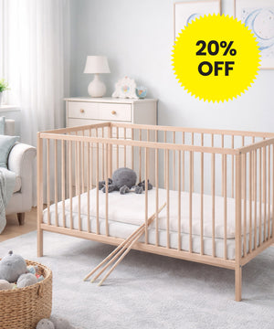 cuna de madera hanna de pinolino con 20% de descuento cyber mininuts
