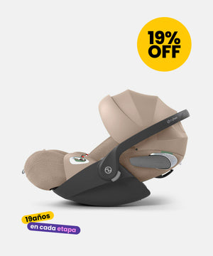 silla de auto nido cozy beige plus de cybex platinum con 19% de descuento 19 años en cada etapa