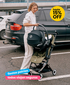 travel system coche libelle con silla de auto nido cybex con hasta 15% de descuento por aniversario 19 años mininuts