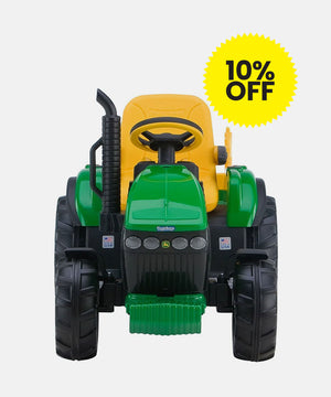 vehiculo infantil electrico john deere 10% de descuento CYBER mininuts desde el 29 de mayo al 03 de junio